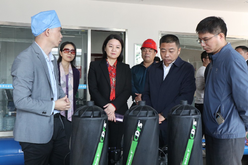 省商務(wù)廳帶隊來園調(diào)研，多靈又添新動能！